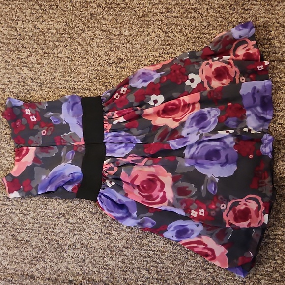 The Children's Place Floral Dress Size 6X/7 Pink/Purple - Picture 6 of 7